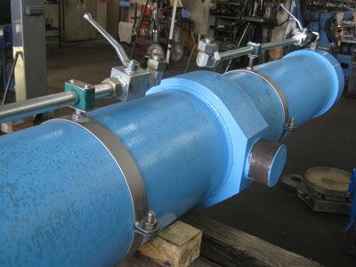 Beispiel für Industrieservice - Zylinder für Kraftwerk